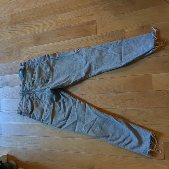 High Rise Express Jeans-GRAY - Picture 2 of 6